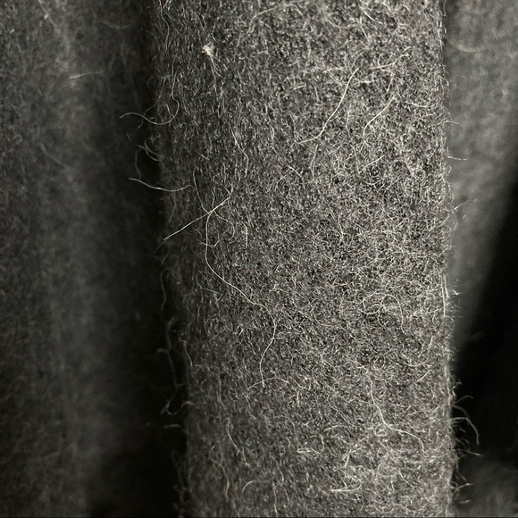 Peacock Blue Wool/Alpaca Blend Waterfall Cardigan - Picture 10 of 14